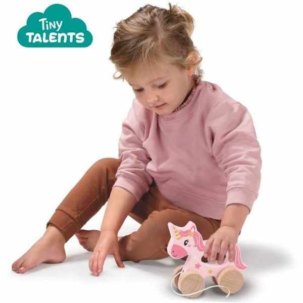 Ledad figur SES Creative Unicornio de madera 2 en 1 Enhörning