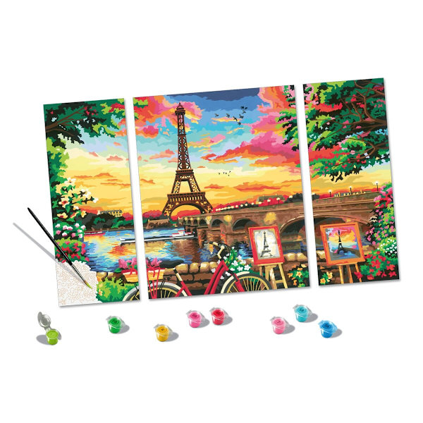 Målning med siffror Ravensburger 20134 80 x 50 cm 4 Delar 1