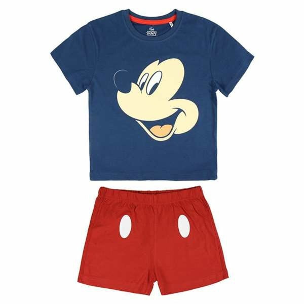 Pyjamas Barn Mickey Mouse Mörkblå 5 år