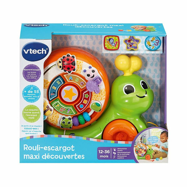 Skallra Vtech ROULI-ESCARGOT MAXI DISCOVERIES Snigel