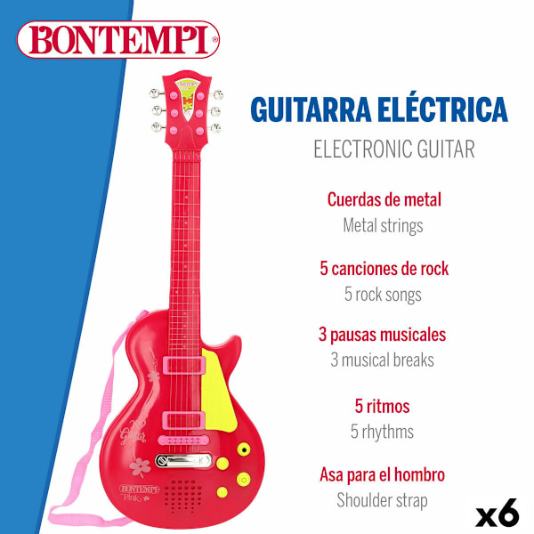 Gitarr för barn Bontempi 20 x 56 x 4 cm (6 antal)