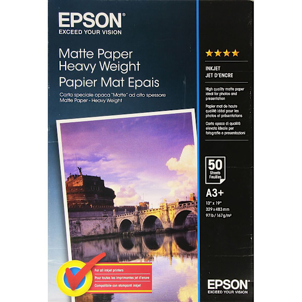 Matt fotografiskt papper Epson C13S041264 A3