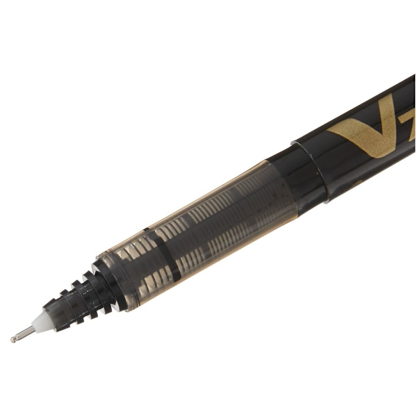 Penna för flytande bläck Pilot V-7 Hi-Tecpoint Svart 0,5 mm (12