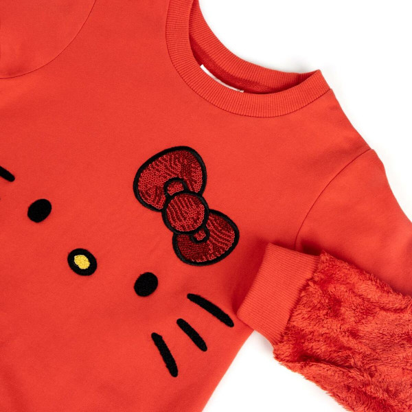 Tröja utan huva Hello Kitty Röd 8 år