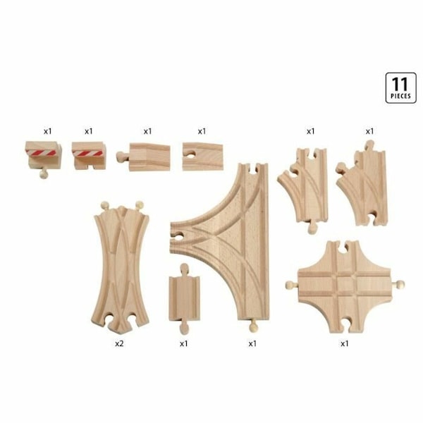 Konstruktionsbana Ravensburger Brio World Brun