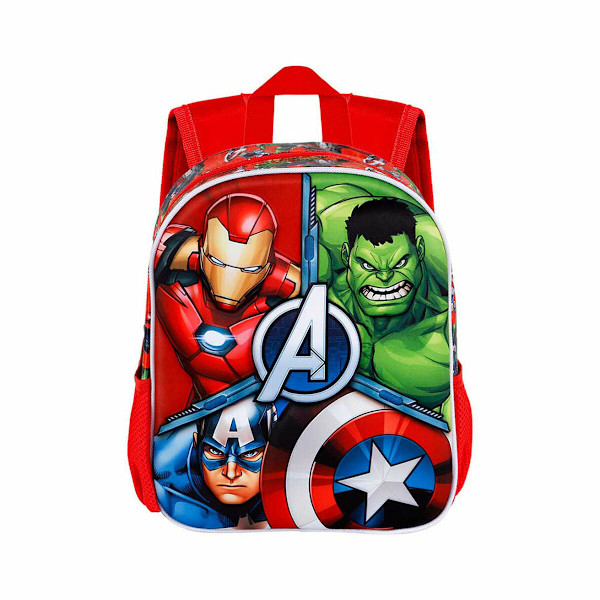 Skolryggsäck 3D The Avengers Karactermania Röd 26 x 11 x 31 cm