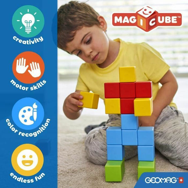 Byggsats Geomag Magicube Recycled Creative Set