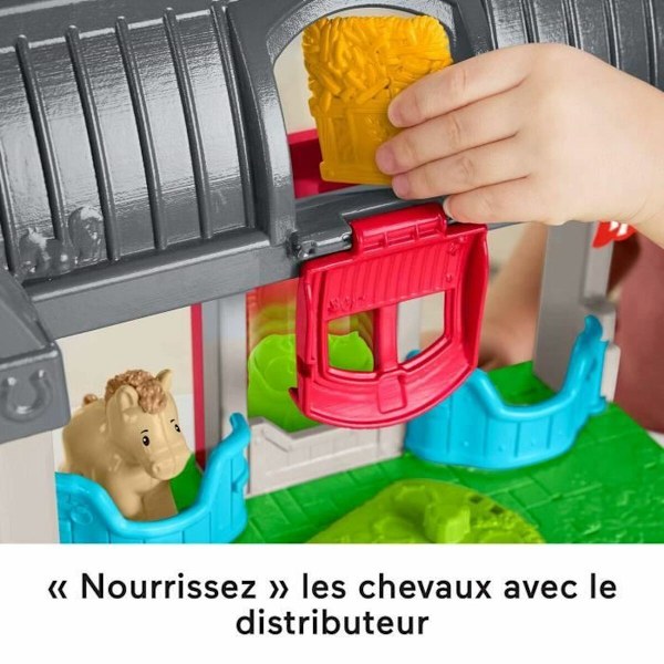 Playset Fisher-Price Happy Horses Stable 7 Delar