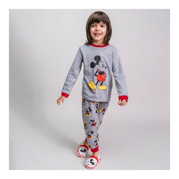 Pyjamas Barn Mickey Mouse Grå 8 år