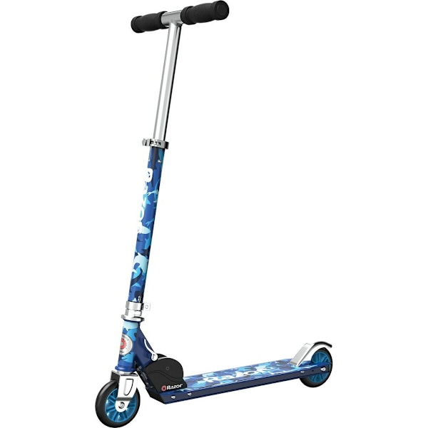 Sparkcykel A Shark Camo Razor 13010345 Blå