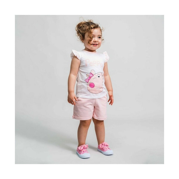 Set av kläder Peppa Pig Vit Barn 48 Månader