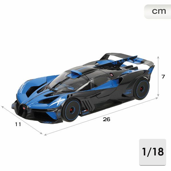 Bil Bburago GT Bugatti Bolide 1:18