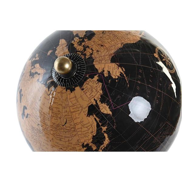 Glob DKD Home Decor Svart Gyllene Metall 20 x 20 x 47 cm