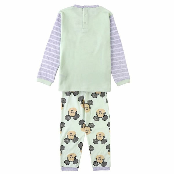 Pyjamas Barn Mickey Mouse Rosa Grön Grå 24 månader