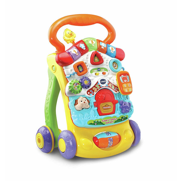 Trehjuling Vtech Super Trotteur Parlant 2 En 1 Orange (FR)