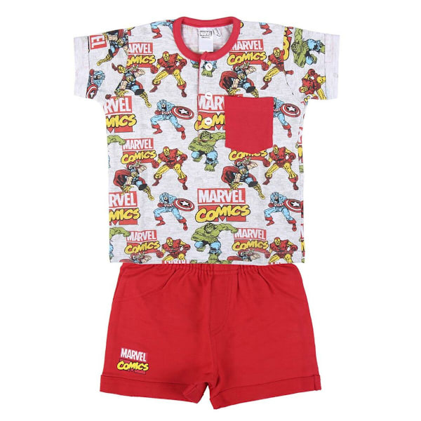 Set av kläder Marvel Röd 24 månader