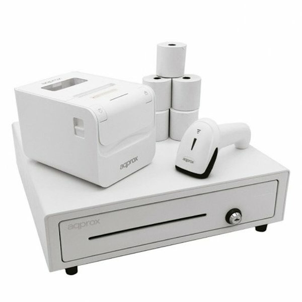 Sträckkodsläsare approx! APPPOSPACK4180WH2D Vit Vit