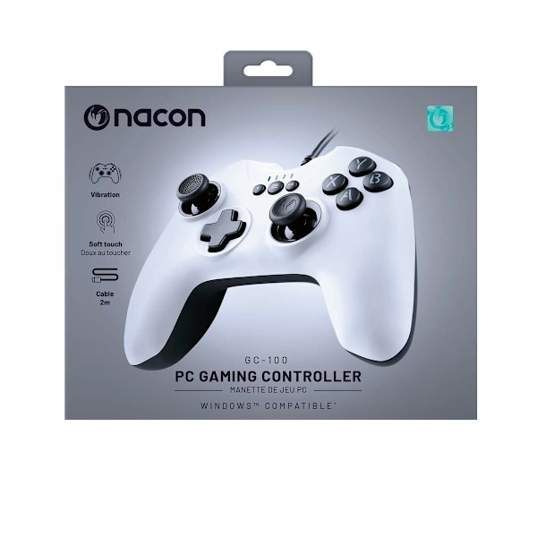 Konsol-joystick för TV-spel Nacon PCGC-100WHITE