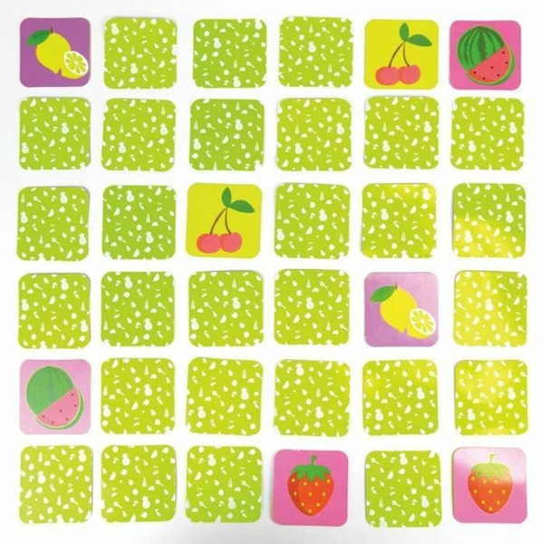 Mjukisleksak Jemini JEMINI Multicolour Plysch Barn Frukter