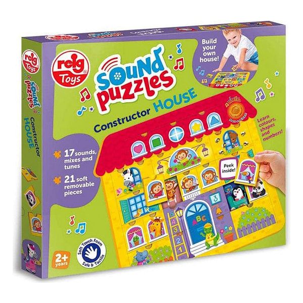 Pussel Reig Constructor House Musik 21 Delar 17 x 37 x 41,5 cm