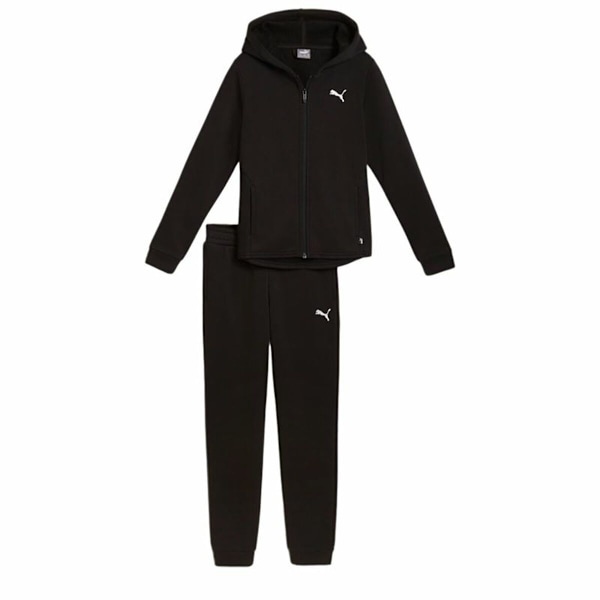 Träningsoverall, Barn Puma Hooded Sweat Suit Flecce Cl Svart