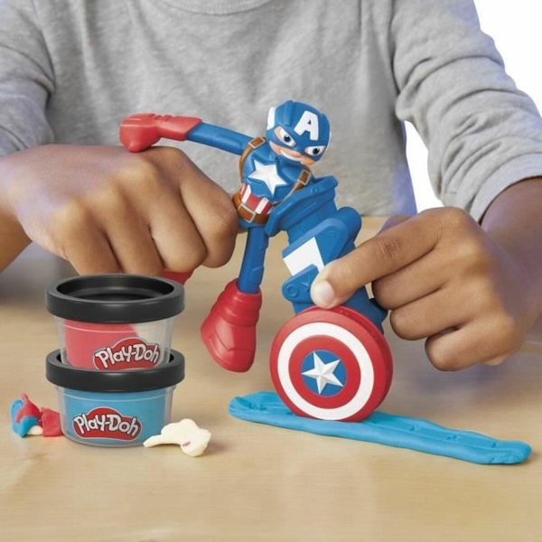 Modellera Spel Play-Doh Capitán América Set Stamper Shield