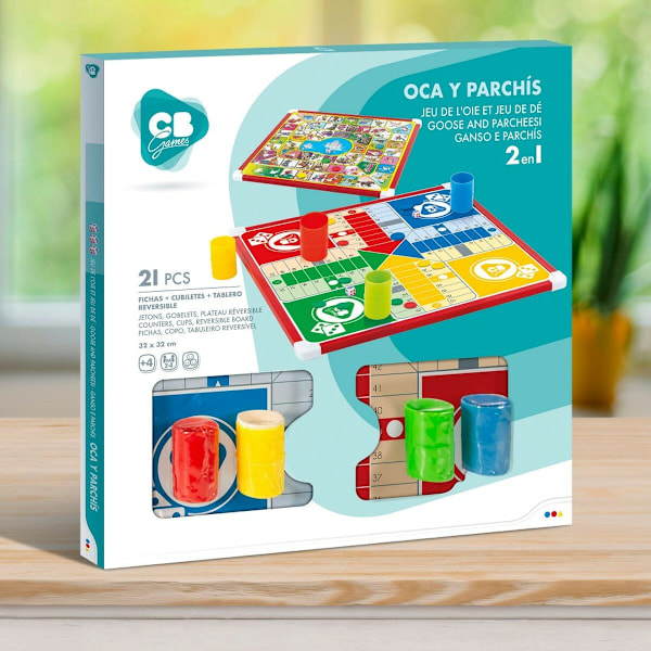Parchís och Oca Board CB Games 32 x 32 x 1 cm (25 Delar) (6