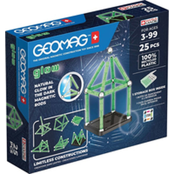 Playset Geomag Glow Recycled 25 Delar
