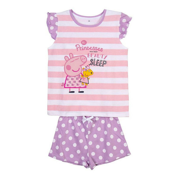 Sommarpyjamas Peppa Pig Rosa Purpur 2 år