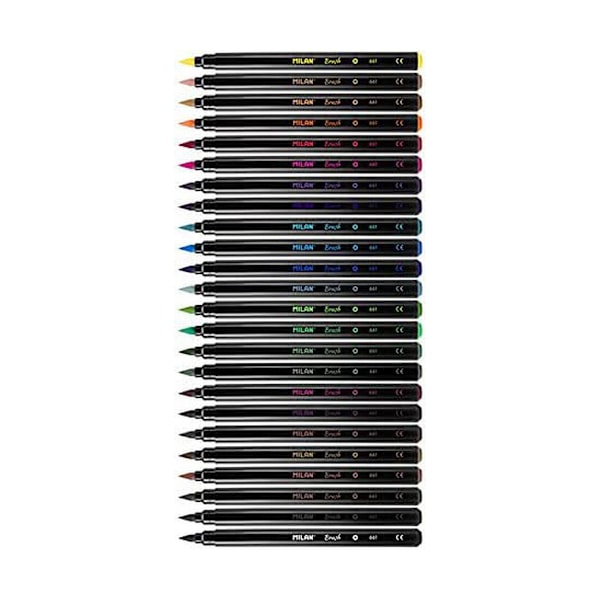 Tuschpennor Milan Multicolour 24 Delar