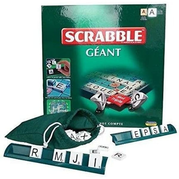 ordspel Megableu Scrabble Geant Blå (1 Delar) (FR)