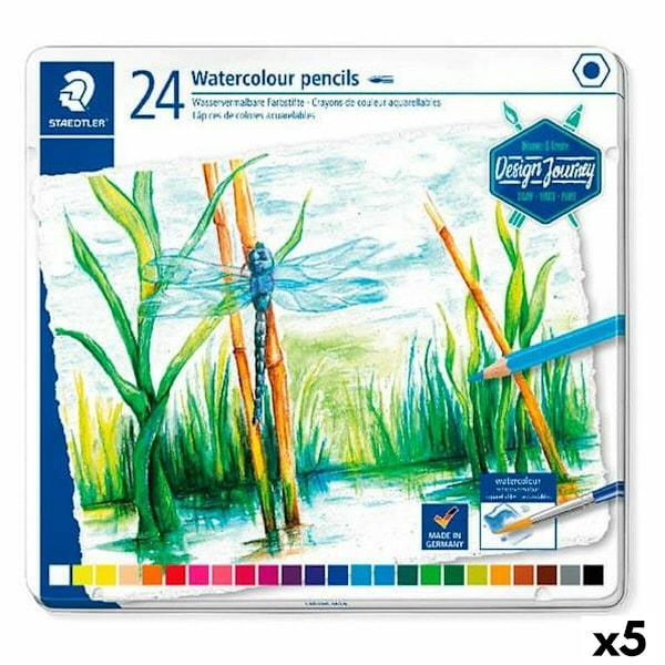 Akvarellpennor Staedtler Design Journey Multicolour (5 antal)