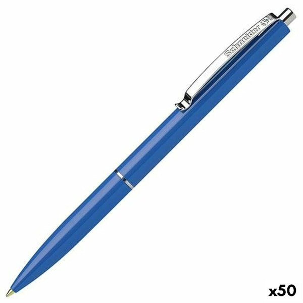 Penna Schneider K15 Blå Med klämma Laddningsbar (50 antal)