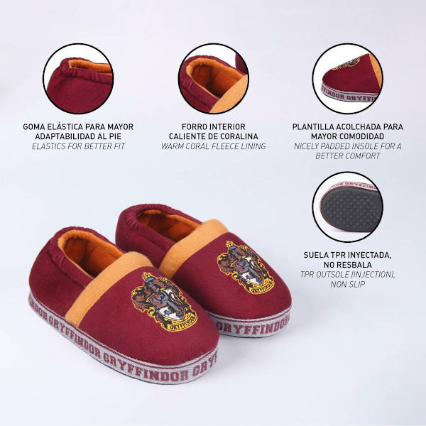 Hustofflor Harry Potter Röd 30-31