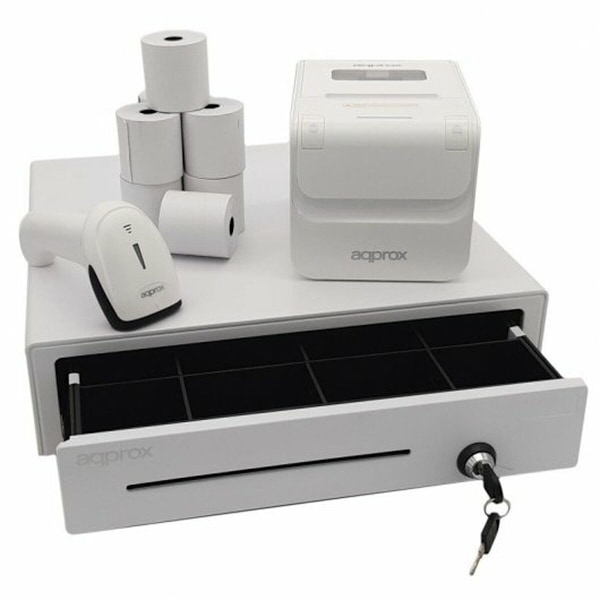 Sträckkodsläsare approx! APPPOSPACK4180WH2D Vit