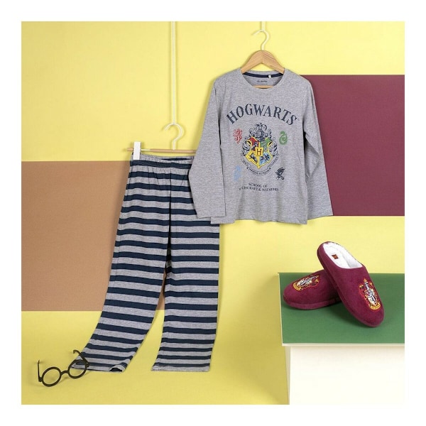 Pyjamas Barn Harry Potter Grå 14 år