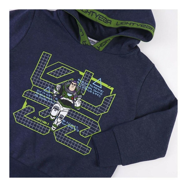Tröja med huva Unisex Buzz Lightyear Blå 7 år