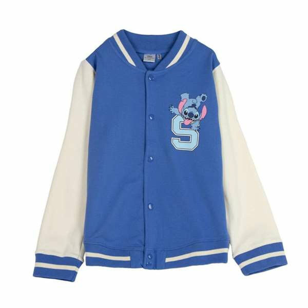 Tröja utan huva Barn Stitch Blå 14 år