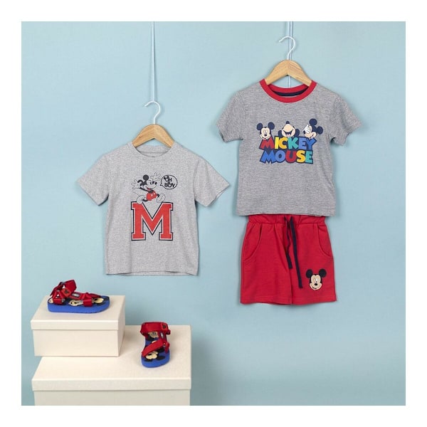 Set av kläder Mickey Mouse Grå 6 år