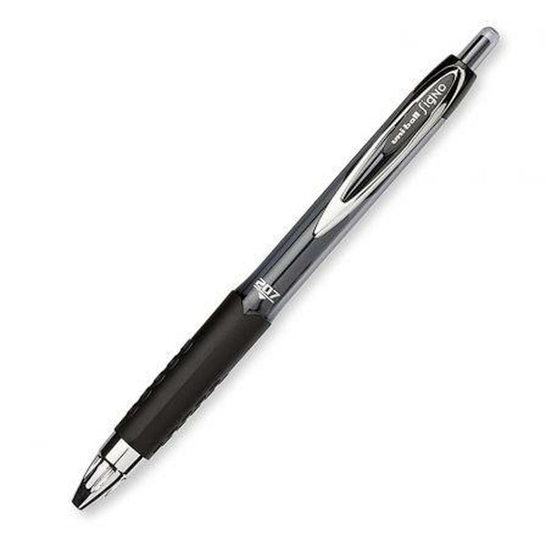 Penna för flytande bläck Uni-Ball SigNo 207 Svart 0,4 mm (12