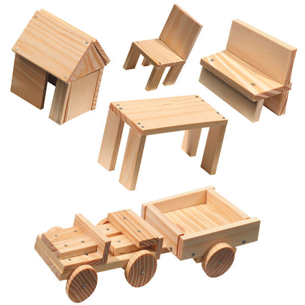 Playset SES Creative Joinery Workshop 57 Delar