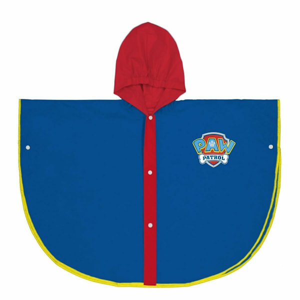 Vattentät Poncho med Huva The Paw Patrol Blå 5-6 år