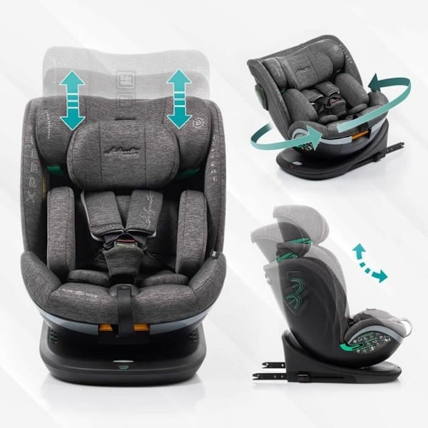 Bilstol Babyauto XPERTA GREY DOBBY Grå 0 (de 0 a 10 kilos) I (9