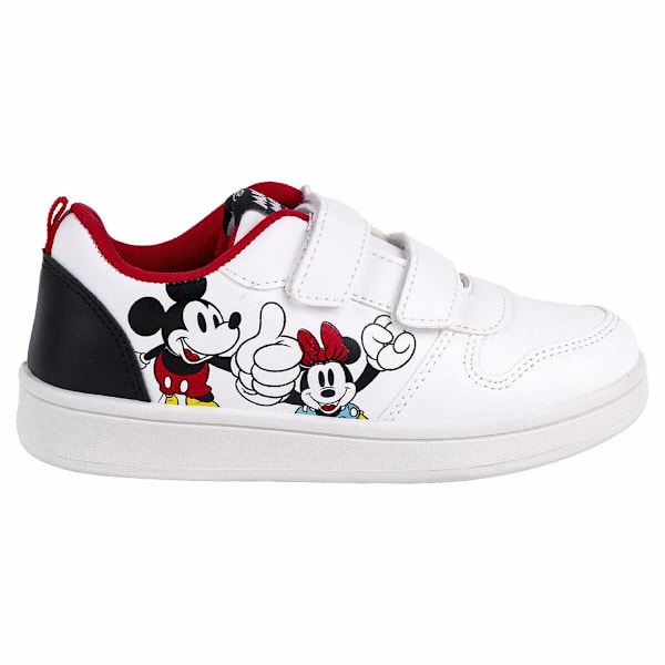 Sportskor för barn Mickey Mouse Velcro Vit 30