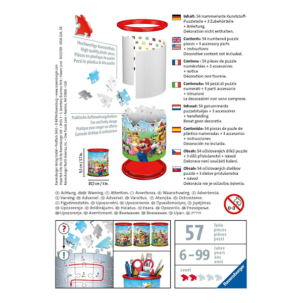 Pussel Ravensburger Iceland: Kirkjuffellsfoss 3D (54 Delar)