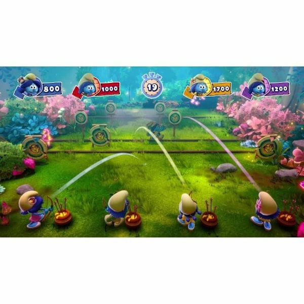 TV-spel för Switch Microids Les Schtroumpfs : Village Party