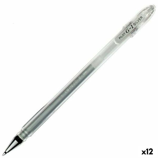 Penna Roller Pilot G-1 Silvrig 0,4 mm (12 antal)