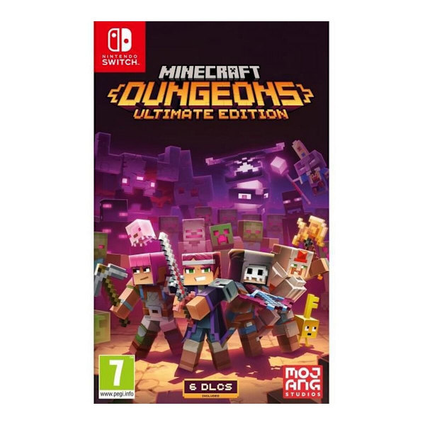 TV-spel för Switch Mojang Minecraft Dungeons: Ultimate Edition
