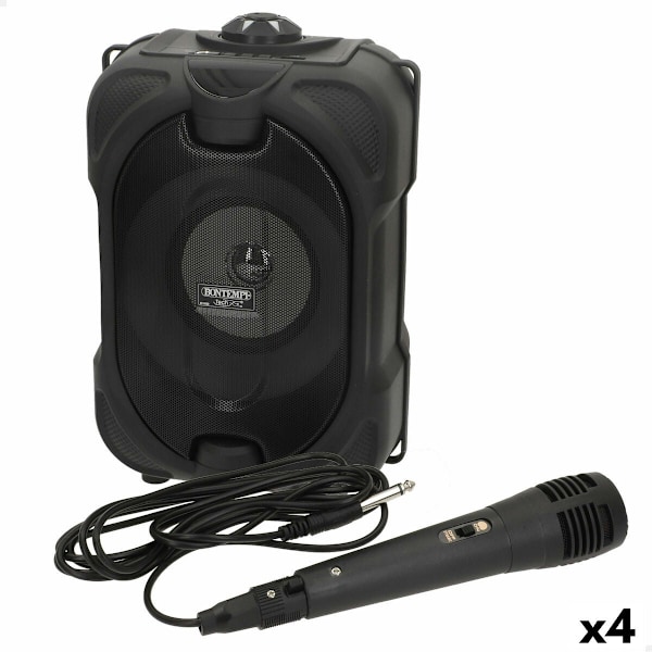 Högtalare med Karaoke Mikrofon Bontempi 4 antal