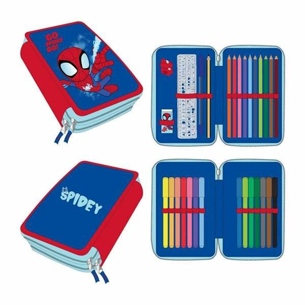 Skolväska Spidey Blå 12,5 x 19,5 x 4,5 cm